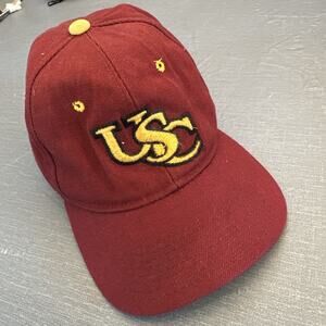 Vintage USC Trojans Hat Fitted Adult 7 5/8 Zephyr Colleagiate NCAA Football